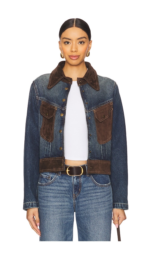 NILI LOTAN BROOKLYN DENIM JACKET 