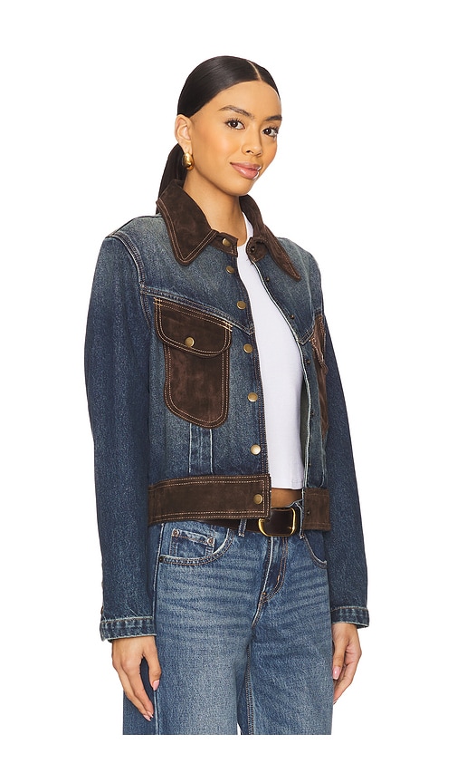 NILI LOTAN BROOKLYN DENIM JACKET 