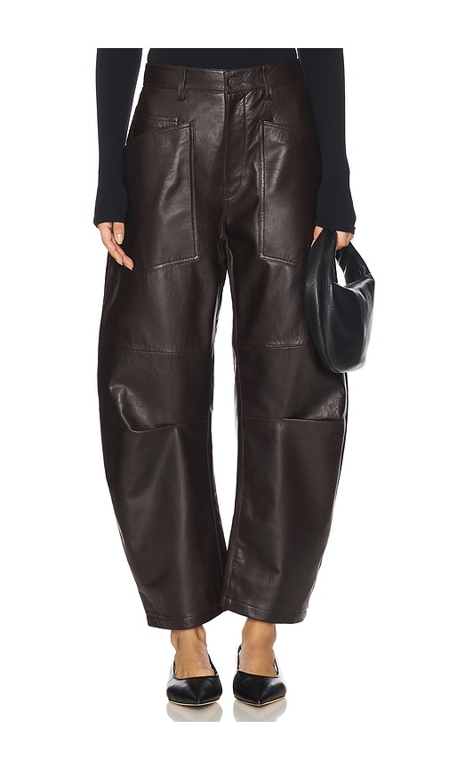 NILI LOTAN Shon Leather Pant