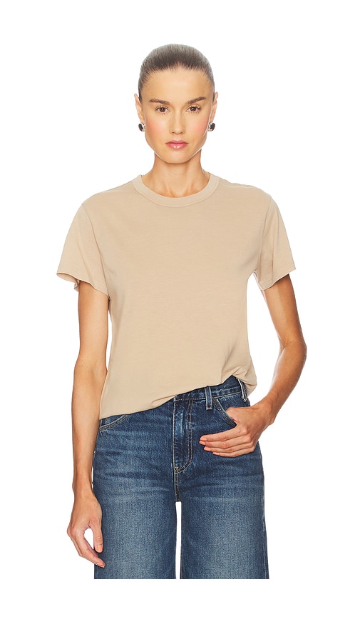 Noya Tee in Beige. - size XS (also in L, M, S)
