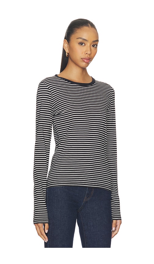 Nili Lotan Simone Tee In Gray