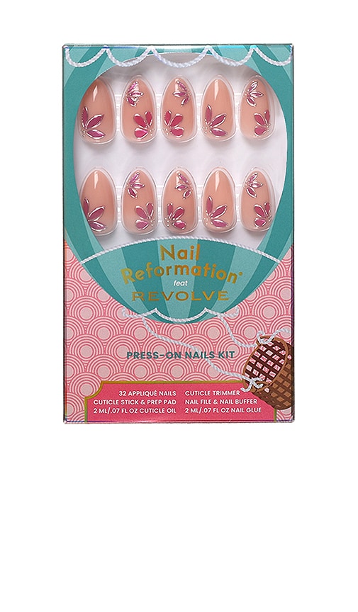 Nail Reformation x REVOLVE Berry Blossom Press On Nails in Beauty: Multi.