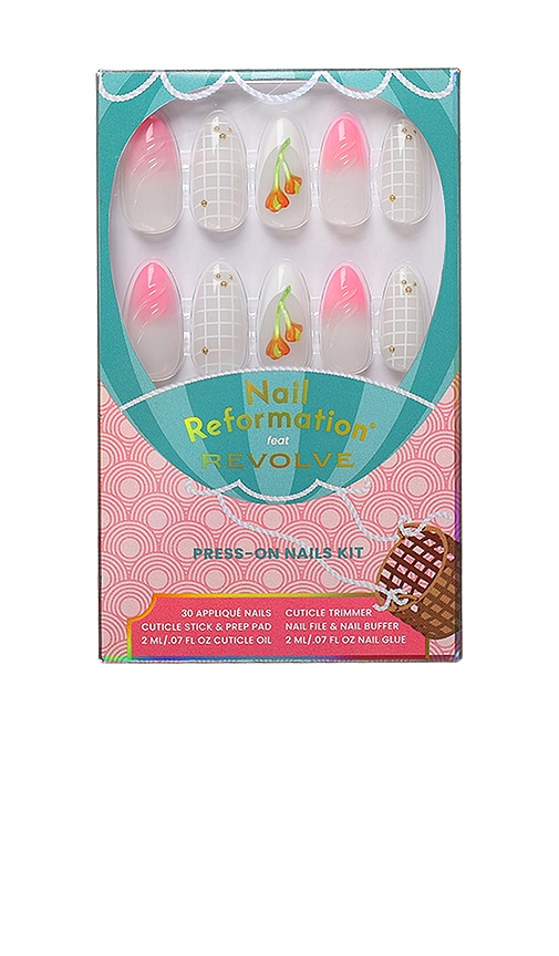 Nail Reformation x REVOLVE Sweet Pollen Press On Nails in Purple.