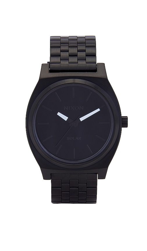 Nixon Time Teller Solar Watch in Black & White | REVOLVE