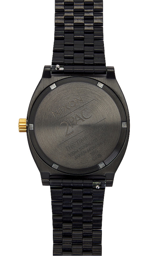 Nixon black and on sale gold