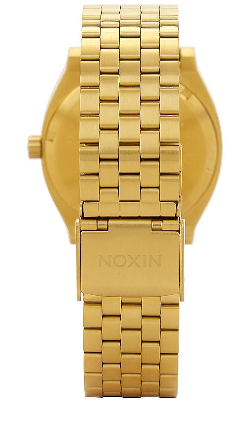 Shop Nixon Time Teller Watch In Gold