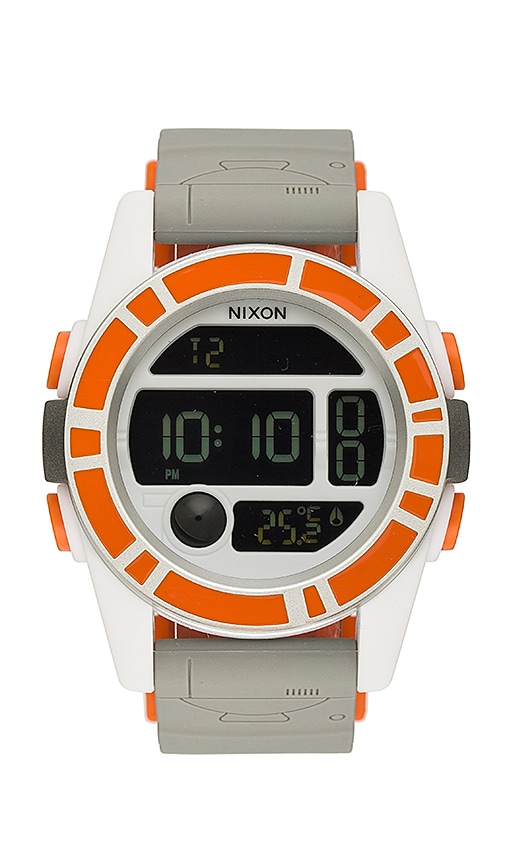 Nixon MONTRE X STAR WARS BB 8 UNIT en BB 8 Orange Black REVOLVE