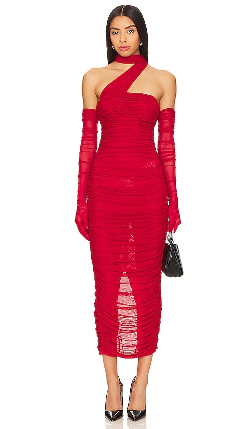 Nana Jacqueline Kimberly Dress In Red