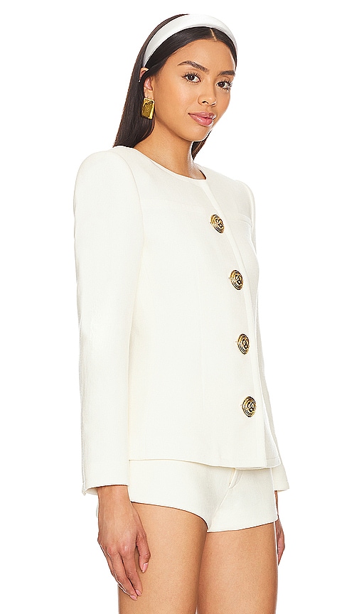 Shop Nana Jacqueline Lisette Blazer In Ivory