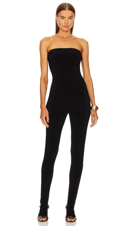 Norma kamali sales strapless jumpsuit