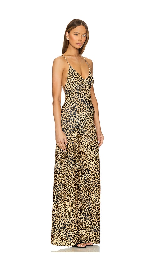 NORMA KAMALI LOW BACK SLIP JUMPSUIT