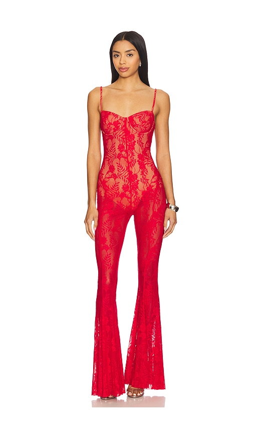 Norma Kamali Underwire Fishtail Jumpsuit With Bodysuit