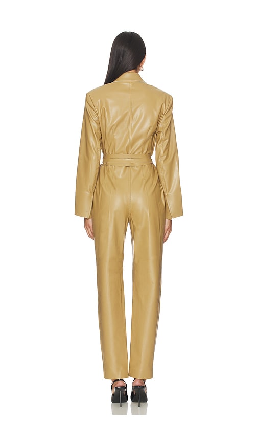  Norma Kamali Mono De Corte Sencillo, De Botonadura Sencilla Y Pierna Cónica En Color Bronce Talla M  (también En S). 