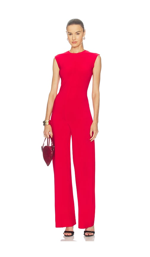 Norma Kamali COMBINAISON SANS MANCHES en Red Taille S Also en XS M L XL 214$