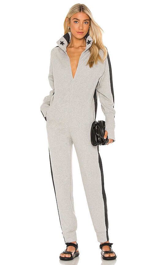 Norma kamali side stripe jumpsuit on sale