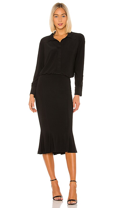 Boyfriend Shirt Fishtail Dress