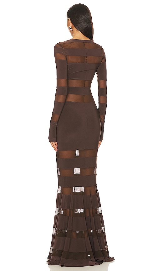  Norma Kamali Abendkleid Fishtail In Chocolate. Größe Xs. Also In M, L, Xl. 