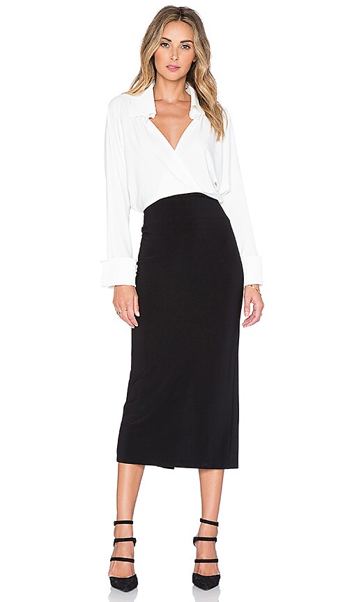 KAMALI KULTURE Batwing Midcalf Dress