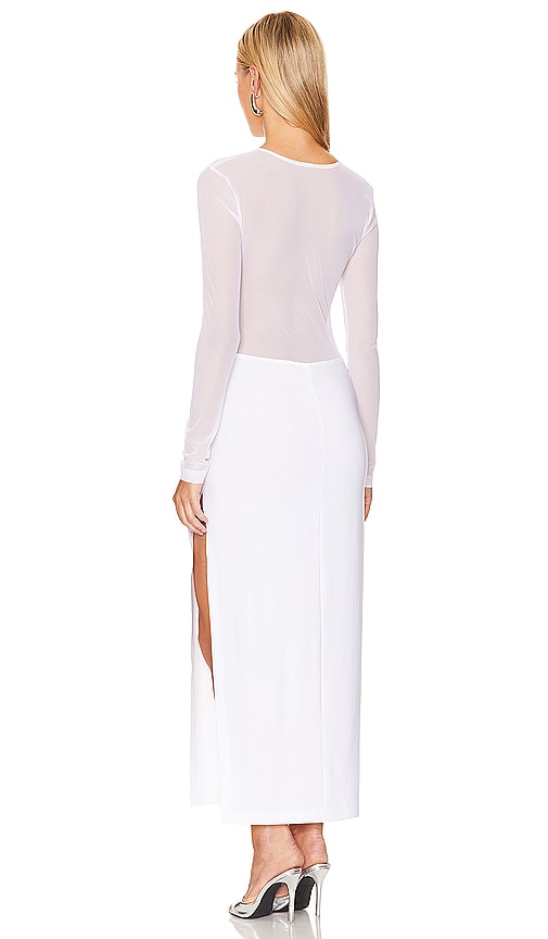  Norma Kamali Abendkleid Dash Dash In White. Größe M. Also In L, Xl. 