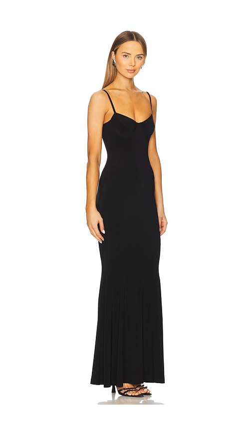 NORMA KAMALI UNDERWIRE FISHTAIL GOWN