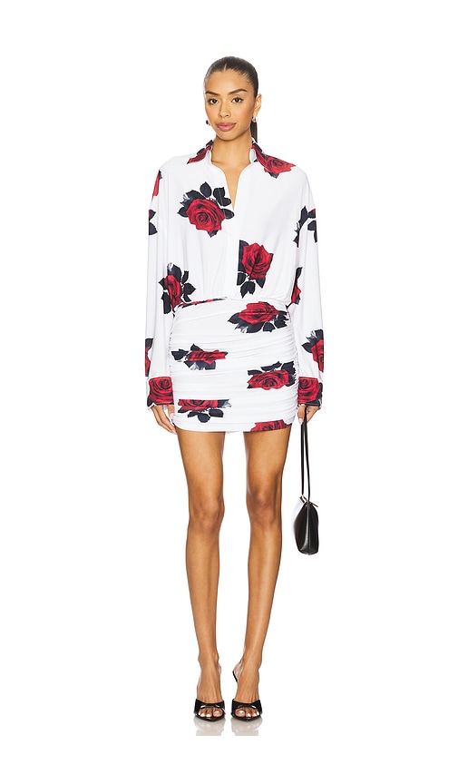 Boyfriend Neck Mini Dress Norma Kamali $250 