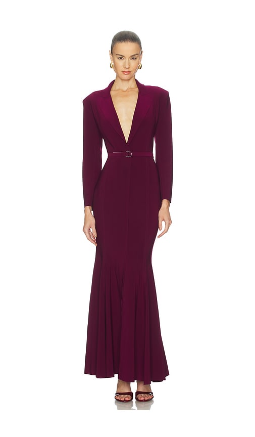 green emerald velvet dress Simple Purple Backless Chiffon Long Prom Dress with High Slit, Purple –  abcprom