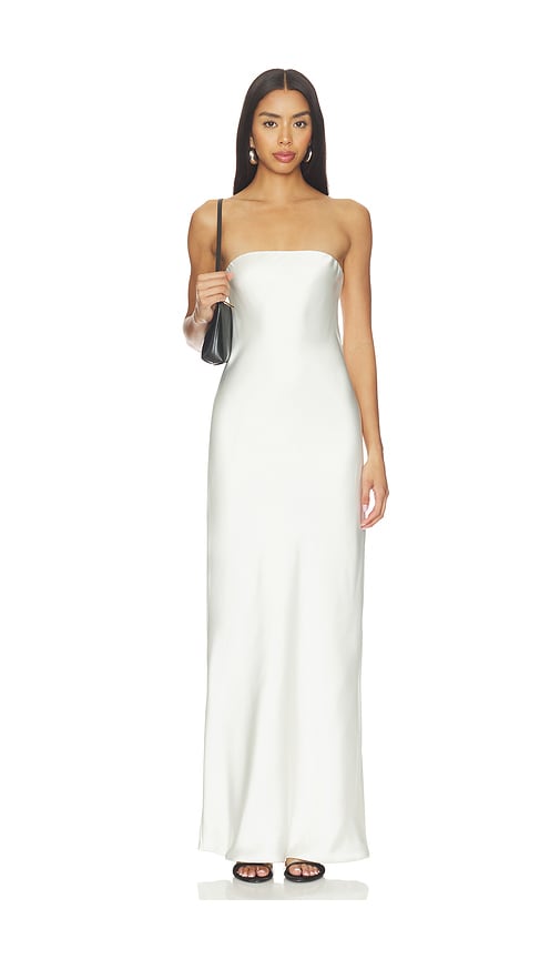 Bias Strapless Gown