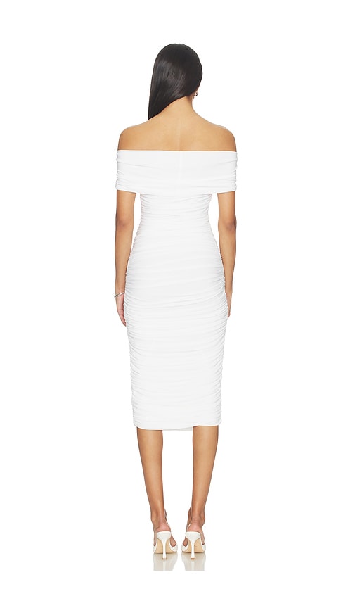 Norma Kamali Sleeveless Cowl Neck Side Shirred Dress | Thumbnail 3