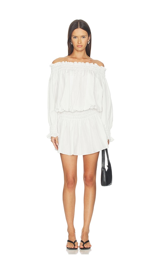 Long Sleeve Peasant Mini Dress