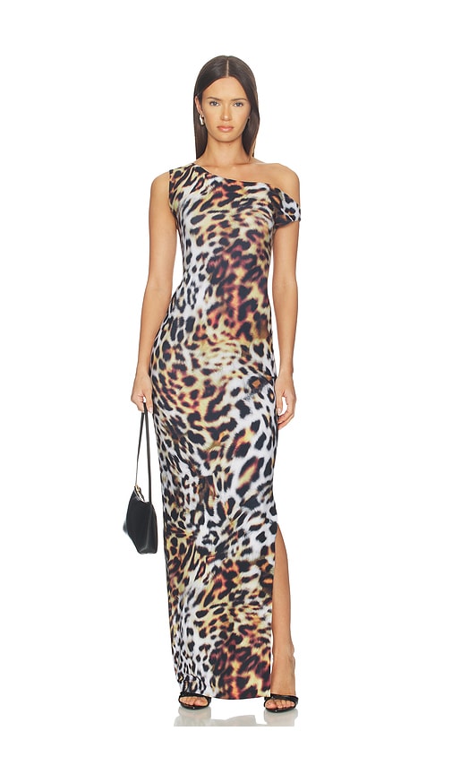 Drop Shoulder Fitted Gown