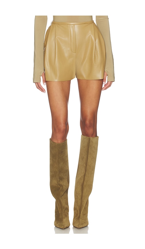 Norma Kamali Mens Pleat Short