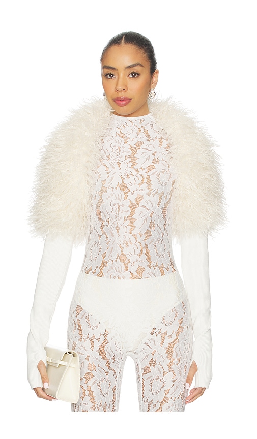 Norma Kamali Long Sleeve Shruggie