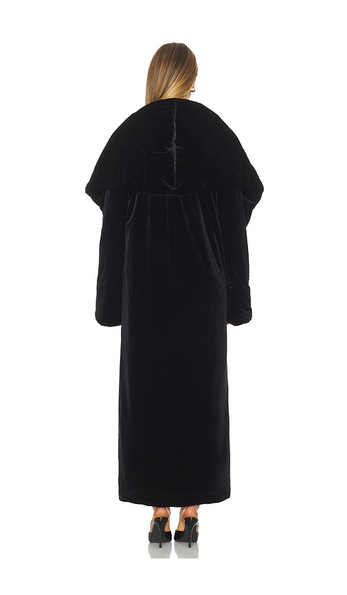  Norma Kamali Langer Mantel In Black. Größe S. Also In L. 