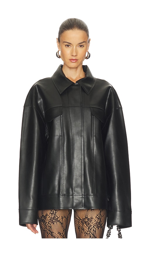 Norma Kamali Oversized Jean Jacket