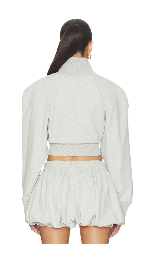  Norma Kamali Oversized Turtle Bomber Jacket In Grey. Size Xxs. Also In Xs, L, Xl. 