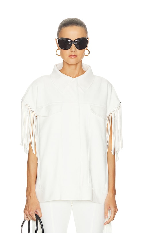 Norma Kamali Sleeveless Oversized Jean Jacket | Thumbnail 3 Norma Kamali Sleeveless Oversized Jean Jacket | Thumbnail 3