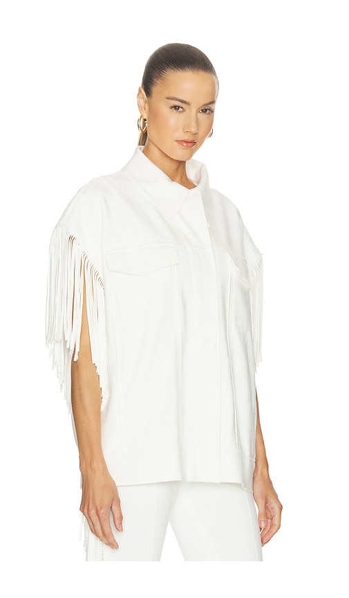 Norma Kamali Sleeveless Oversized Jean Jacket | Thumbnail 4 Norma Kamali Sleeveless Oversized Jean Jacket | Thumbnail 4