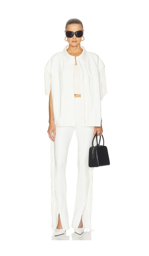 Norma Kamali Sleeveless Oversized Jean Jacket | Thumbnail 6 Norma Kamali Sleeveless Oversized Jean Jacket | Thumbnail 6