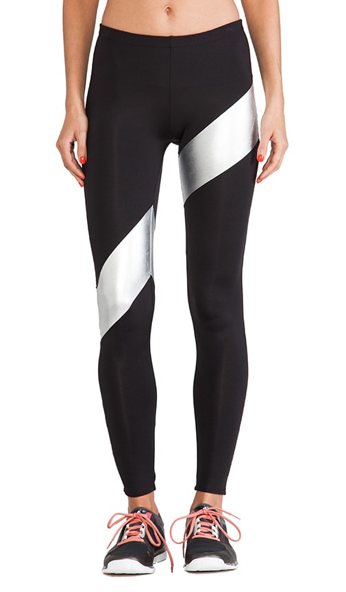 Spliced Diagonal Legging