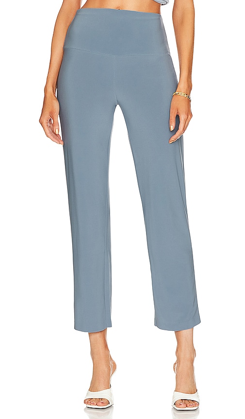 Norma Kamali Pencil Pant in Soft Blue