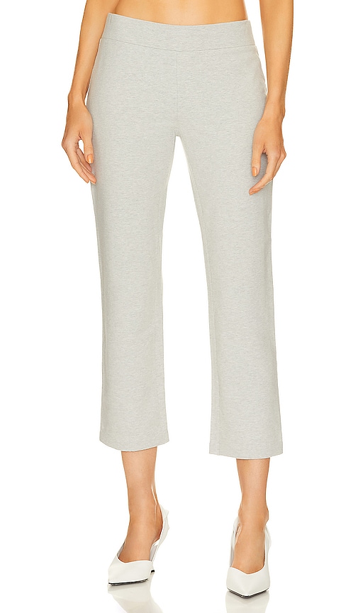 Norma Kamali Tailored Pencil Pant in Light Heather Grey | REVOLVE