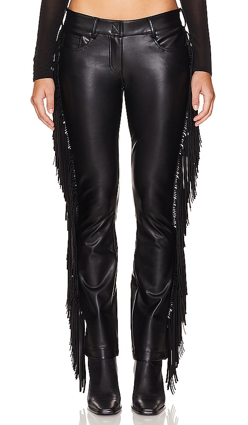 FRINGE BOOT LEG JEAN