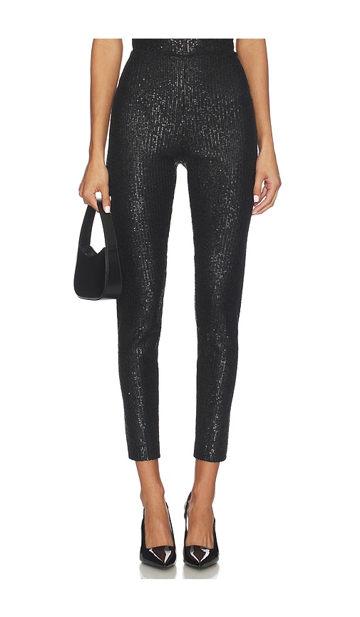 Norma Kamali Cropped Legging In Black