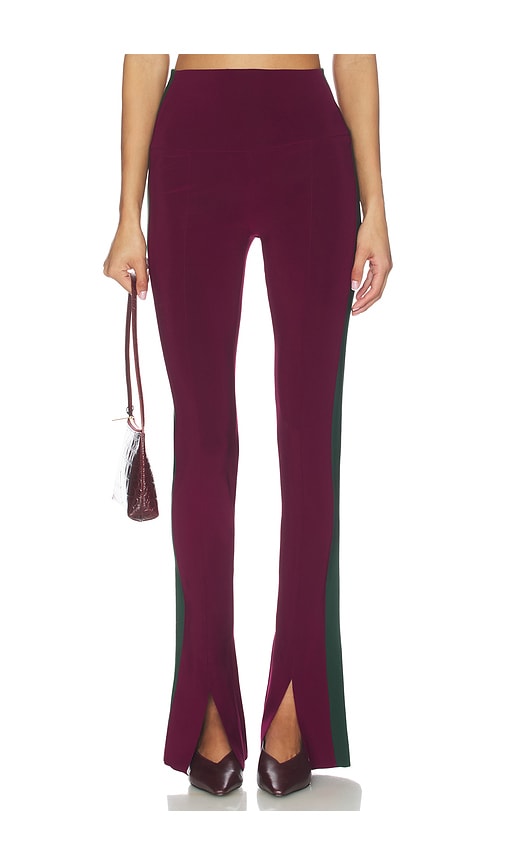 Norma Kamali Side Stripe Spat Legging In Multi