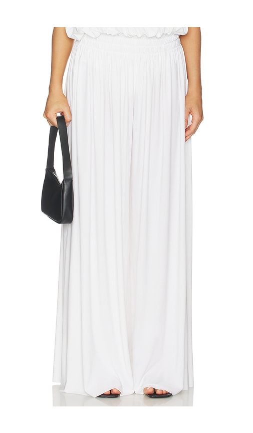 Norma Kamali Wide Leg Peasant Pant