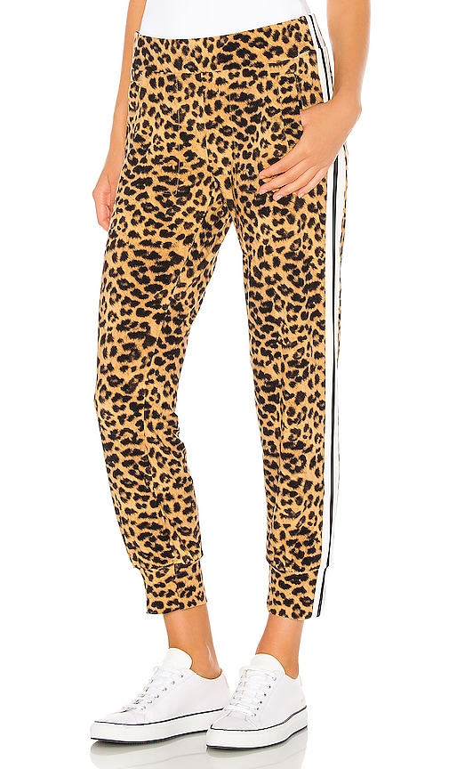 norma kamali side stripe jog pant