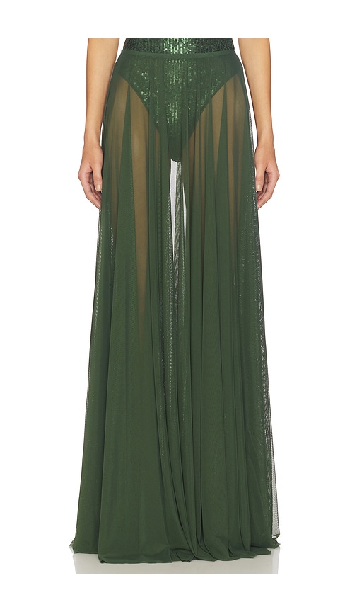 Norma Kamali Flared Maxi Skirt