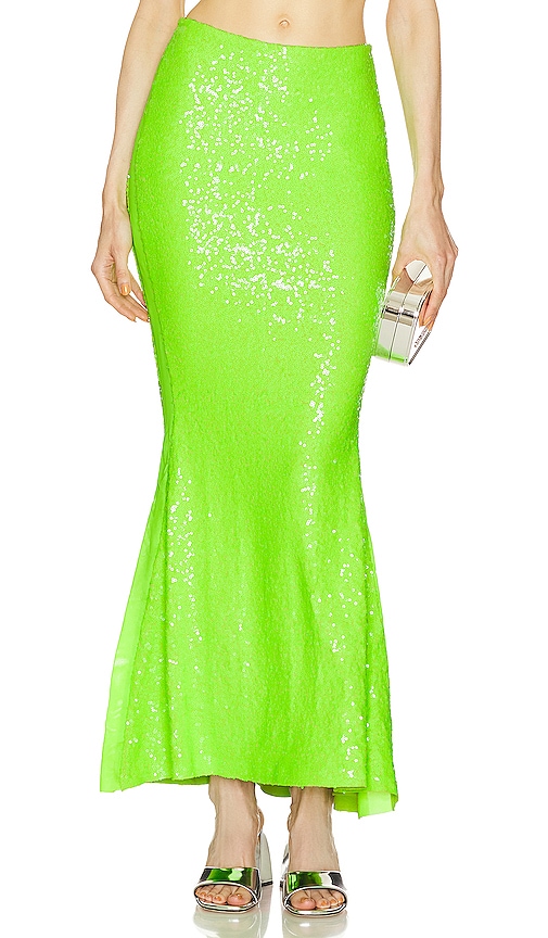 Neon Sequin Bum Bag - Green