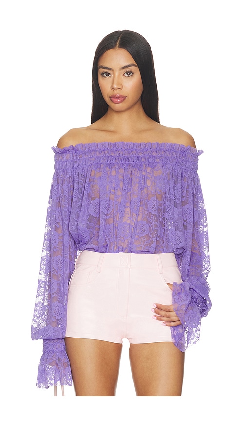 Long Sleeve Peasant Top