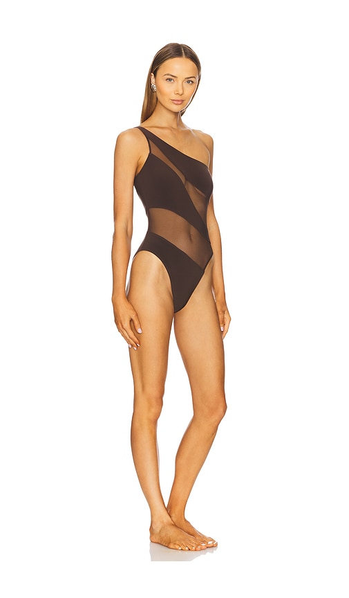 NORMA KAMALI SNAKE MESH MIO ONE PIECE